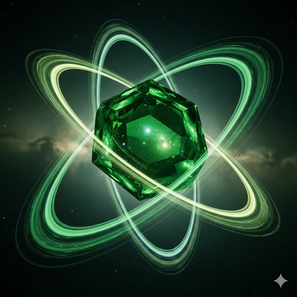 Green Crystal Rings: Positive Energy for Focus and Academic Success