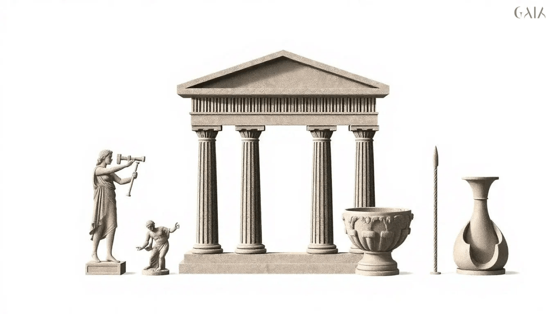 The Essence of Ancient Greek Philosophical Concepts - GAIA - Jewellery Store