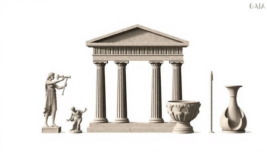 The Essence of Ancient Greek Philosophical Concepts - GAIA - Jewellery Store