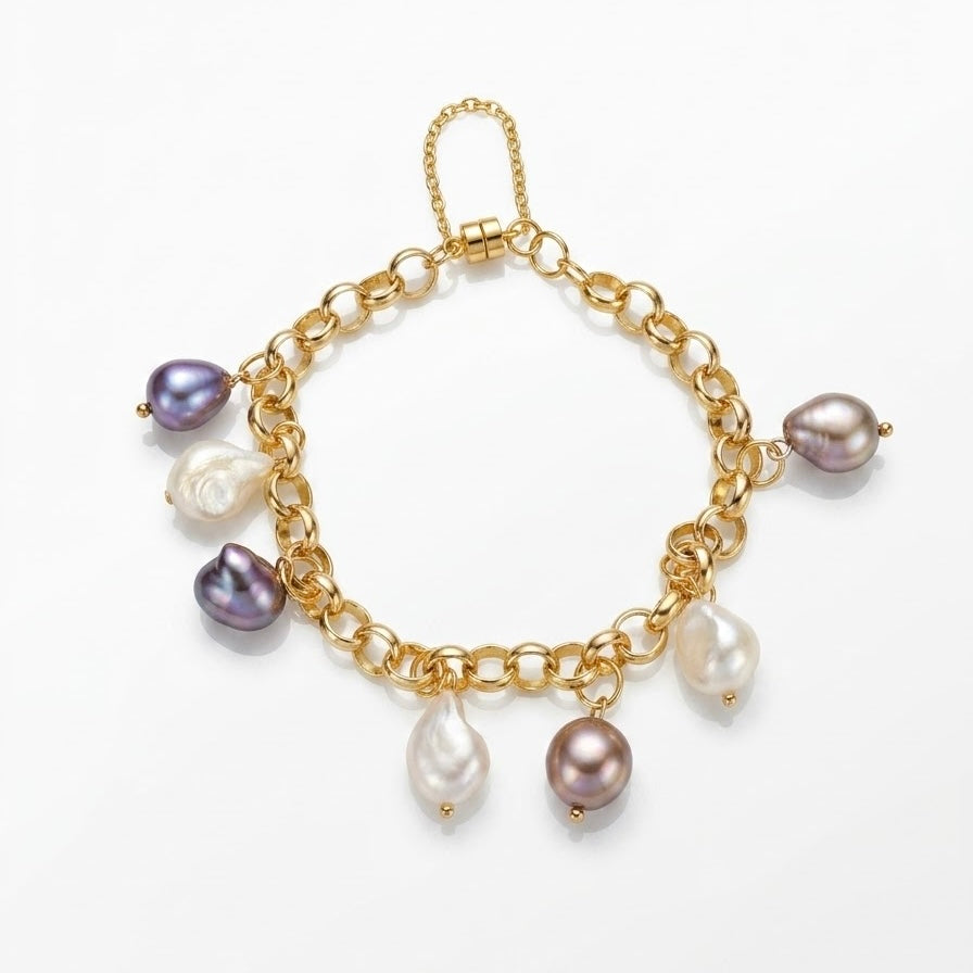 Pearl Cascade Bracelet