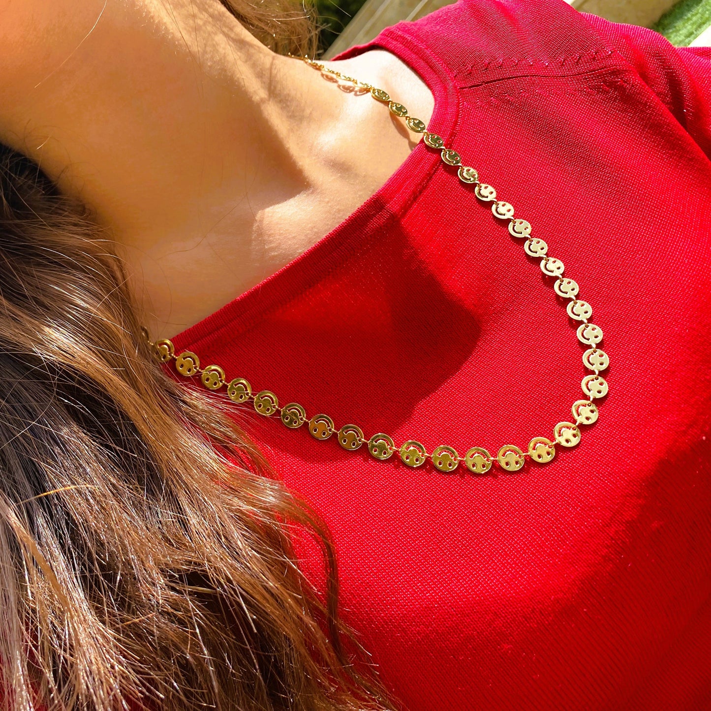 Collier violet améthyste