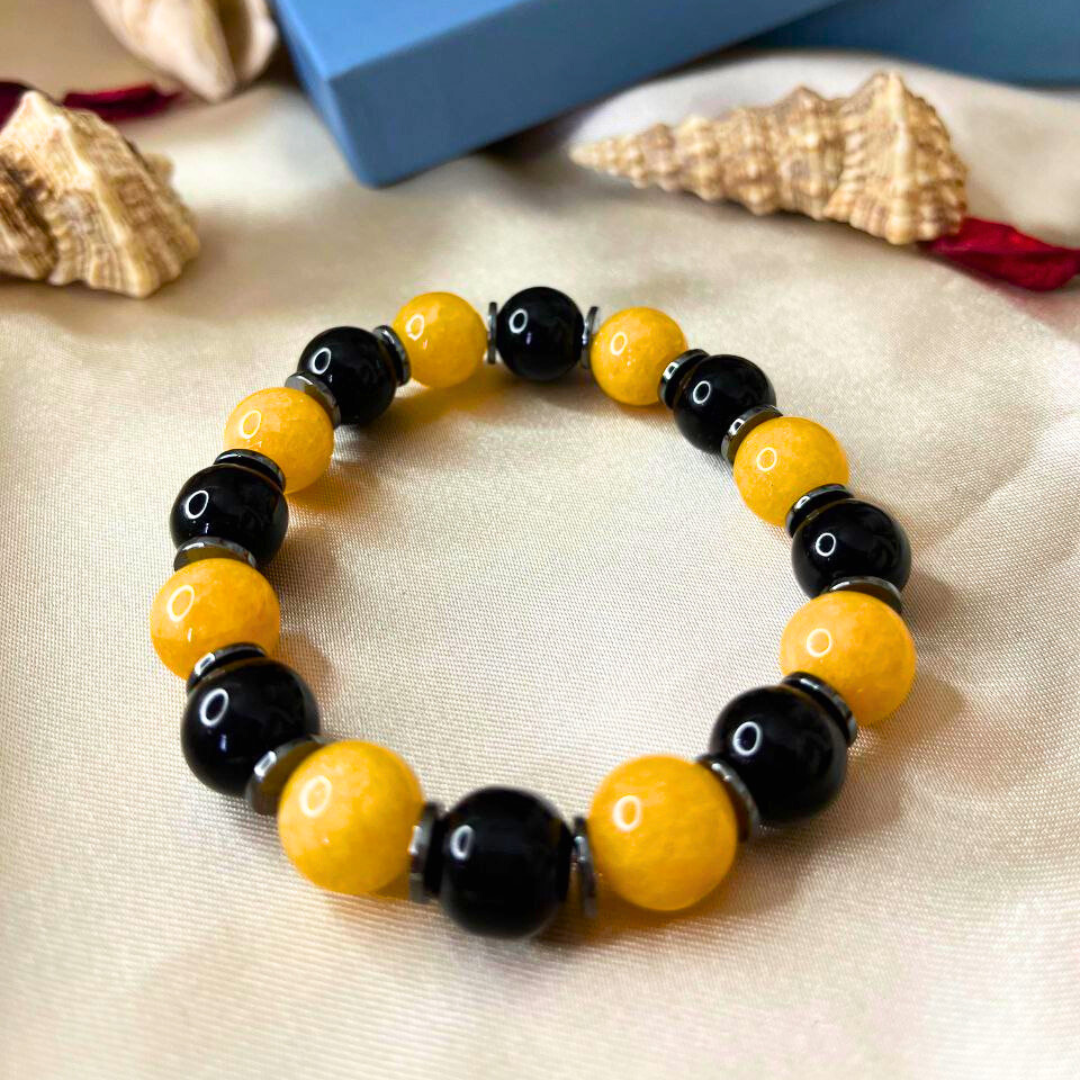 Bracelet en perles d'argent
