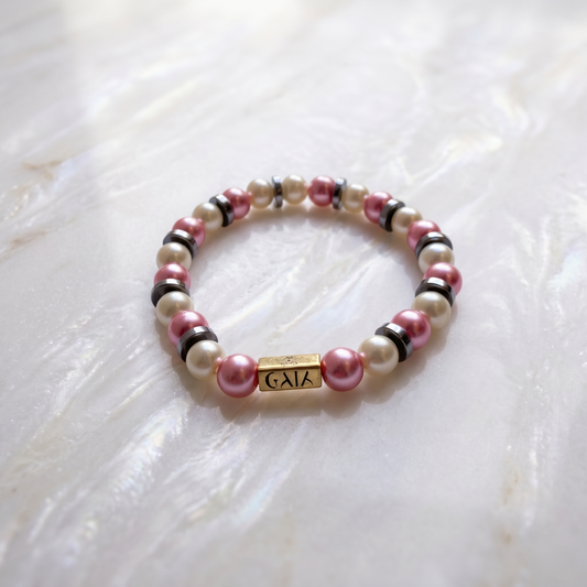 Pearl & Hematite Bracelet