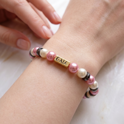 Pearl & Hematite Bracelet