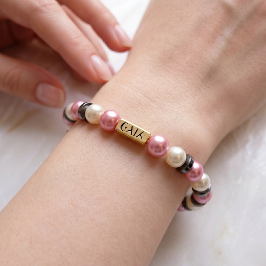 Pearl & Hematite Bracelet