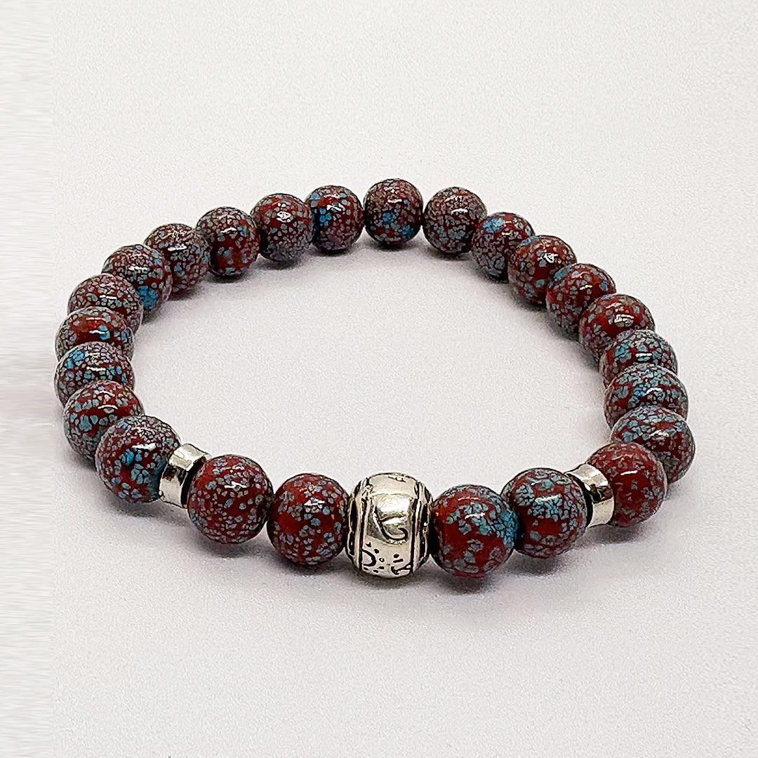 Blue Crystal Bracelet - Healing Energy & Emotional Balance - GAIA