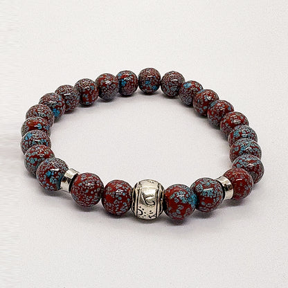 Blue Crystal Bracelet - Healing Energy & Emotional Balance - GAIA