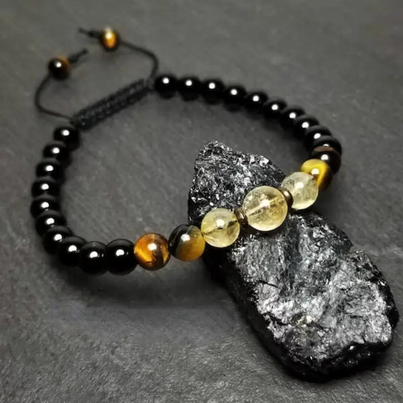 Tiger Eye & Citrine Bracelet