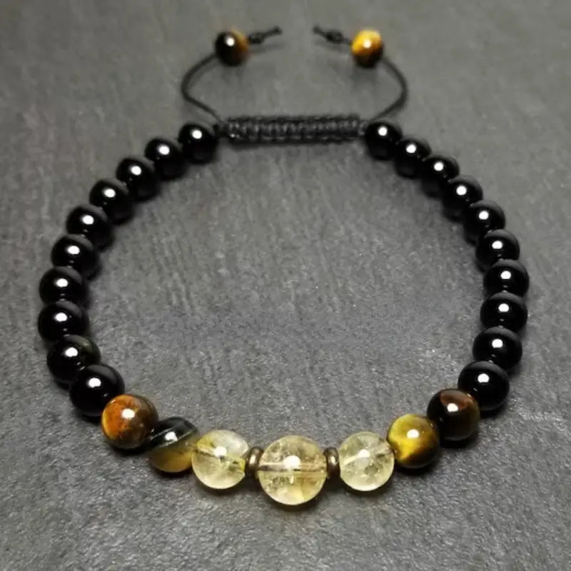 Tiger Eye & Citrine Bracelet