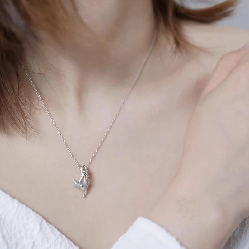 Moon Rabbit Necklace