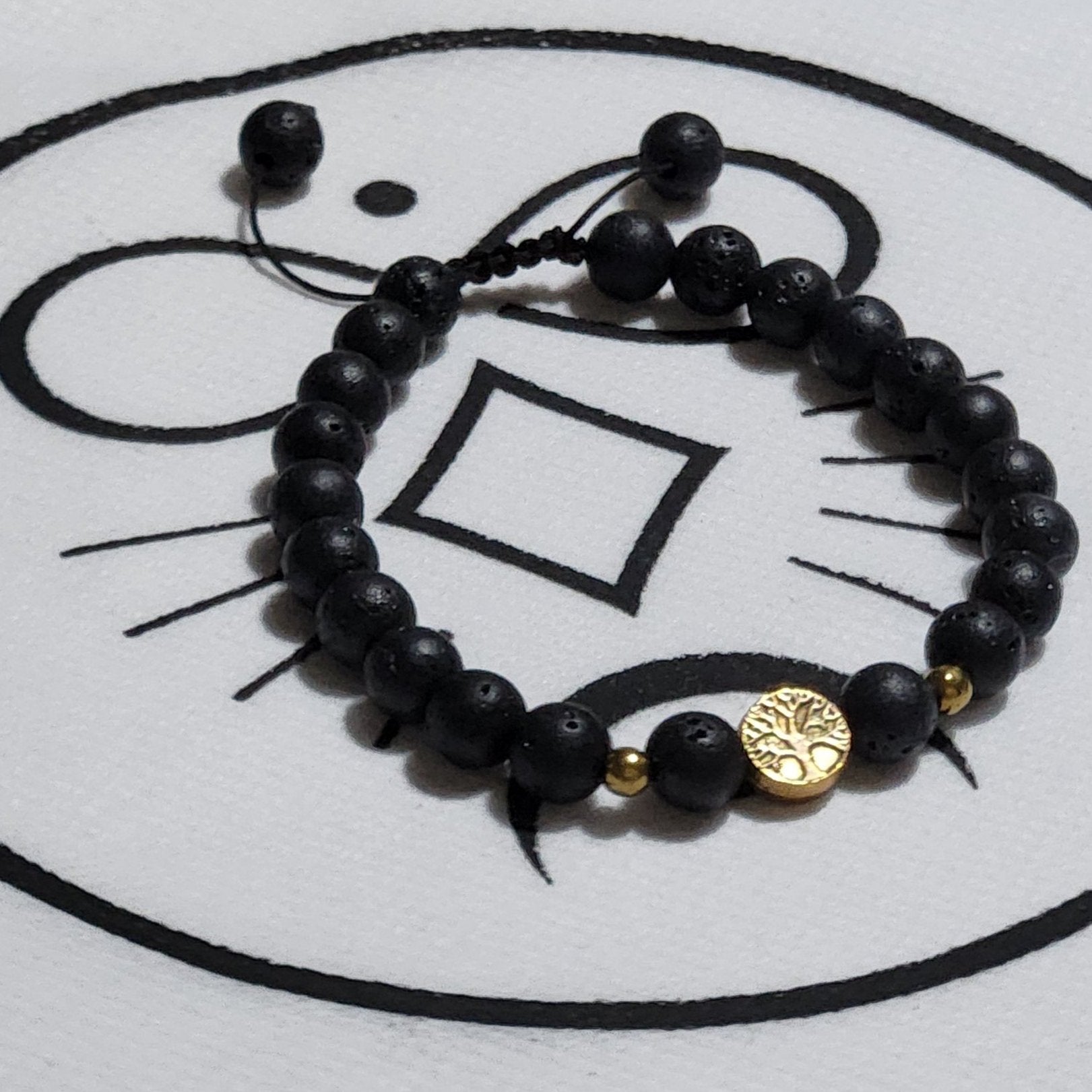 Black Lava Bracelet - GAIA