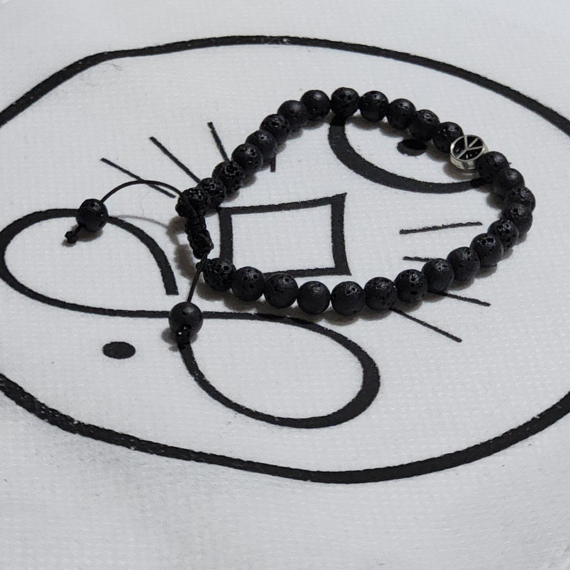 Black Lava Bracelet - GAIA