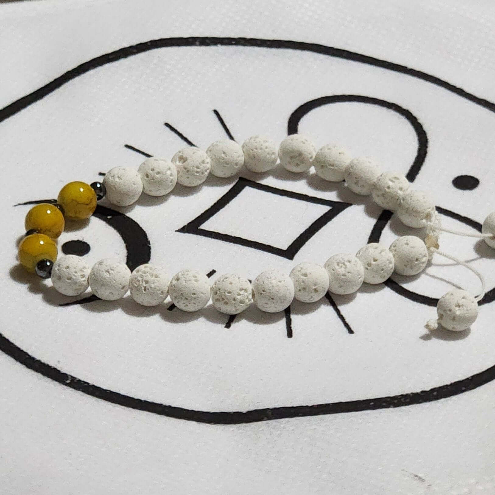 White Lava Bracelet