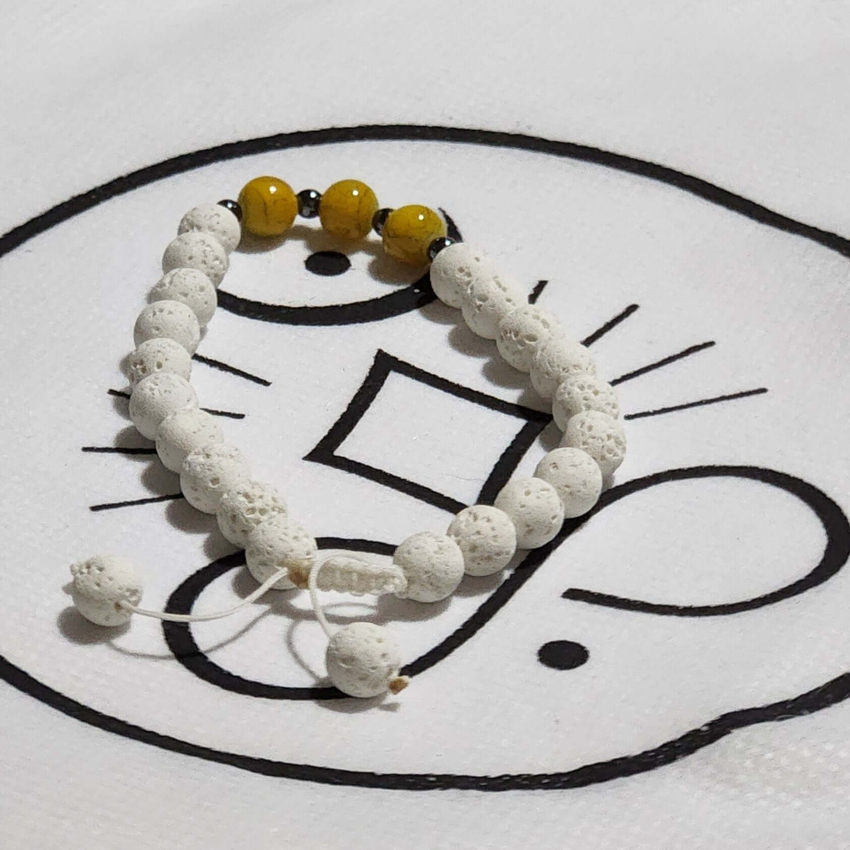 White Lava Bracelet