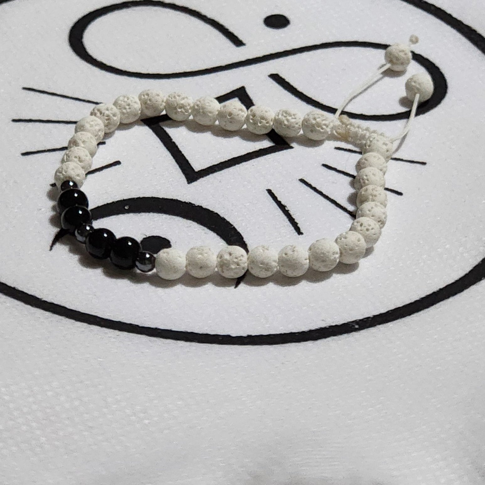 White Lava Bracelet