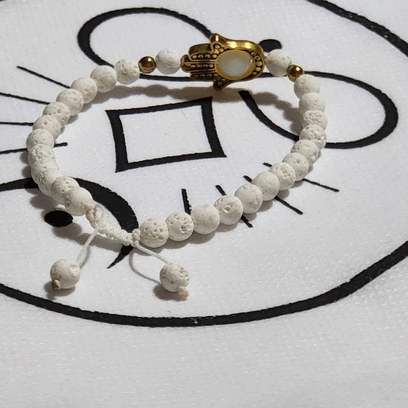 White Lava Bracelet