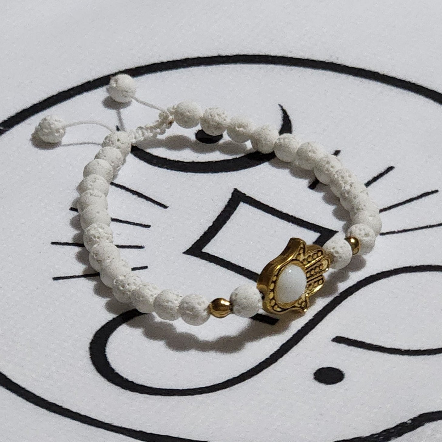 White Lava Bracelet