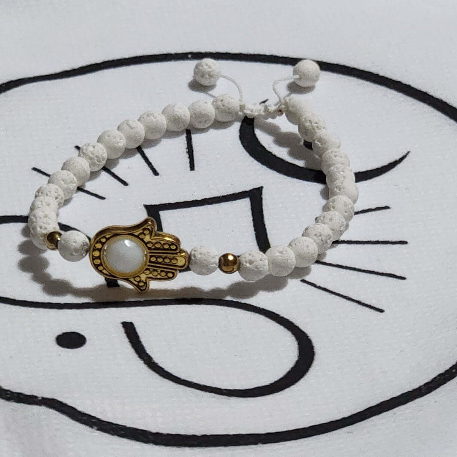 White Lava Bracelet