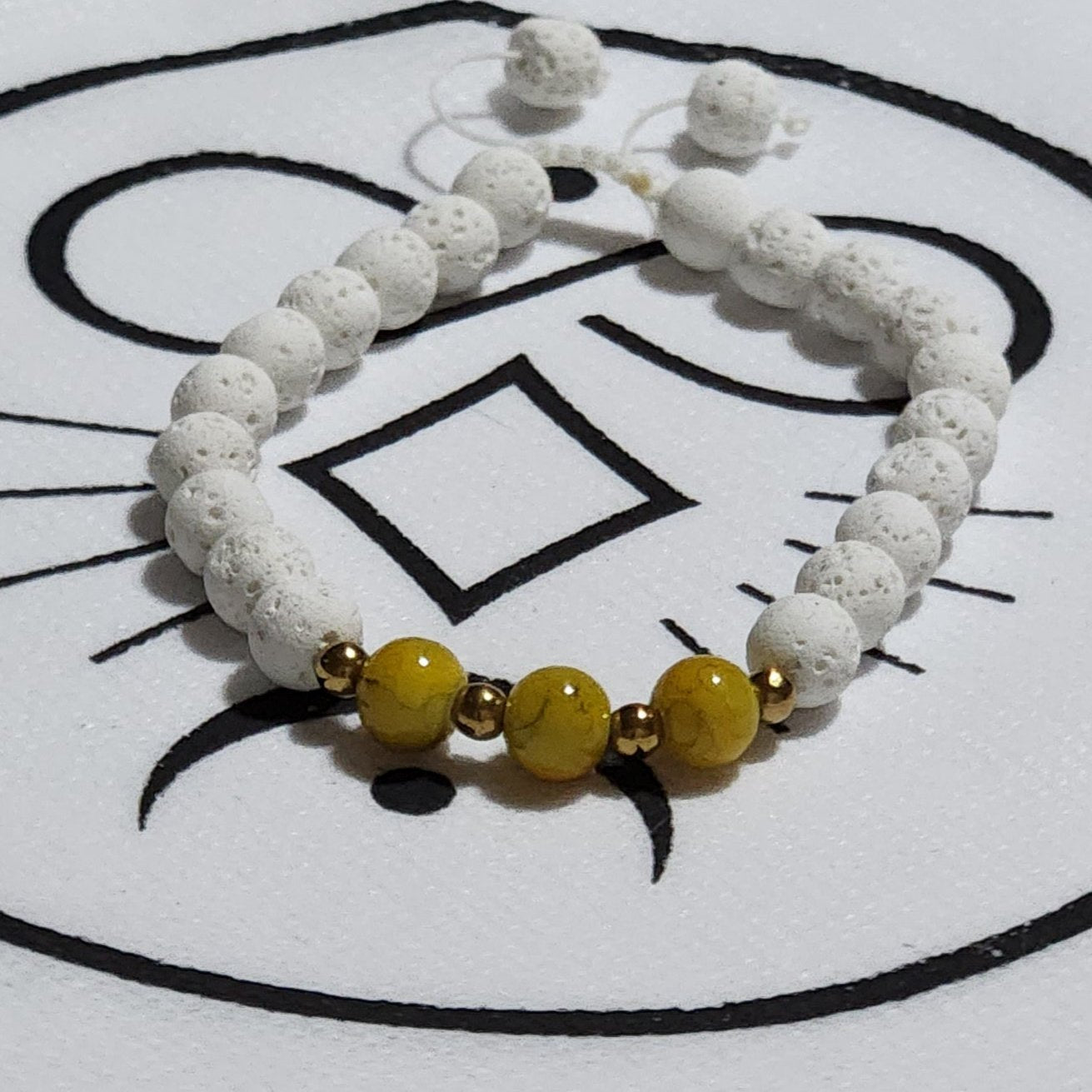 White Lava Bracelet