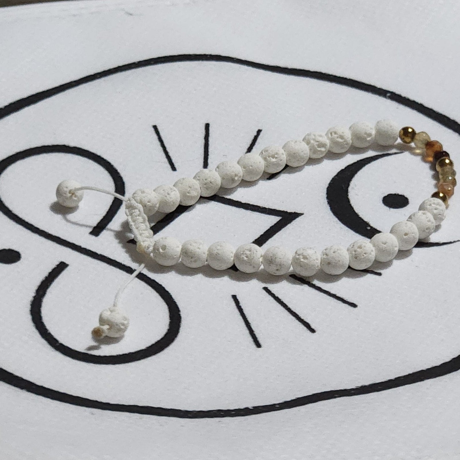 White Lava Bracelet