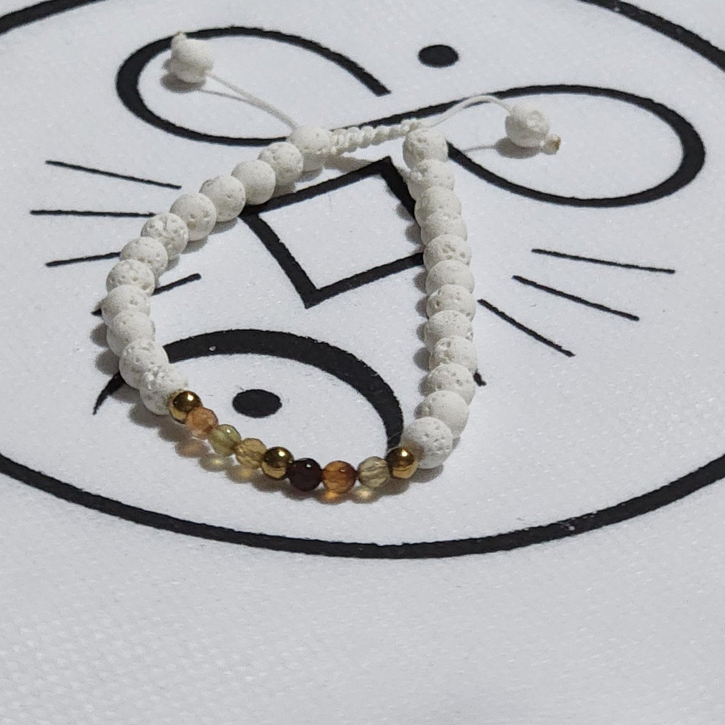 White Lava Bracelet