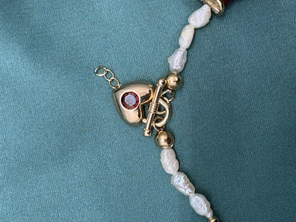 Red Locke Necklace - Necklaces - GAIA