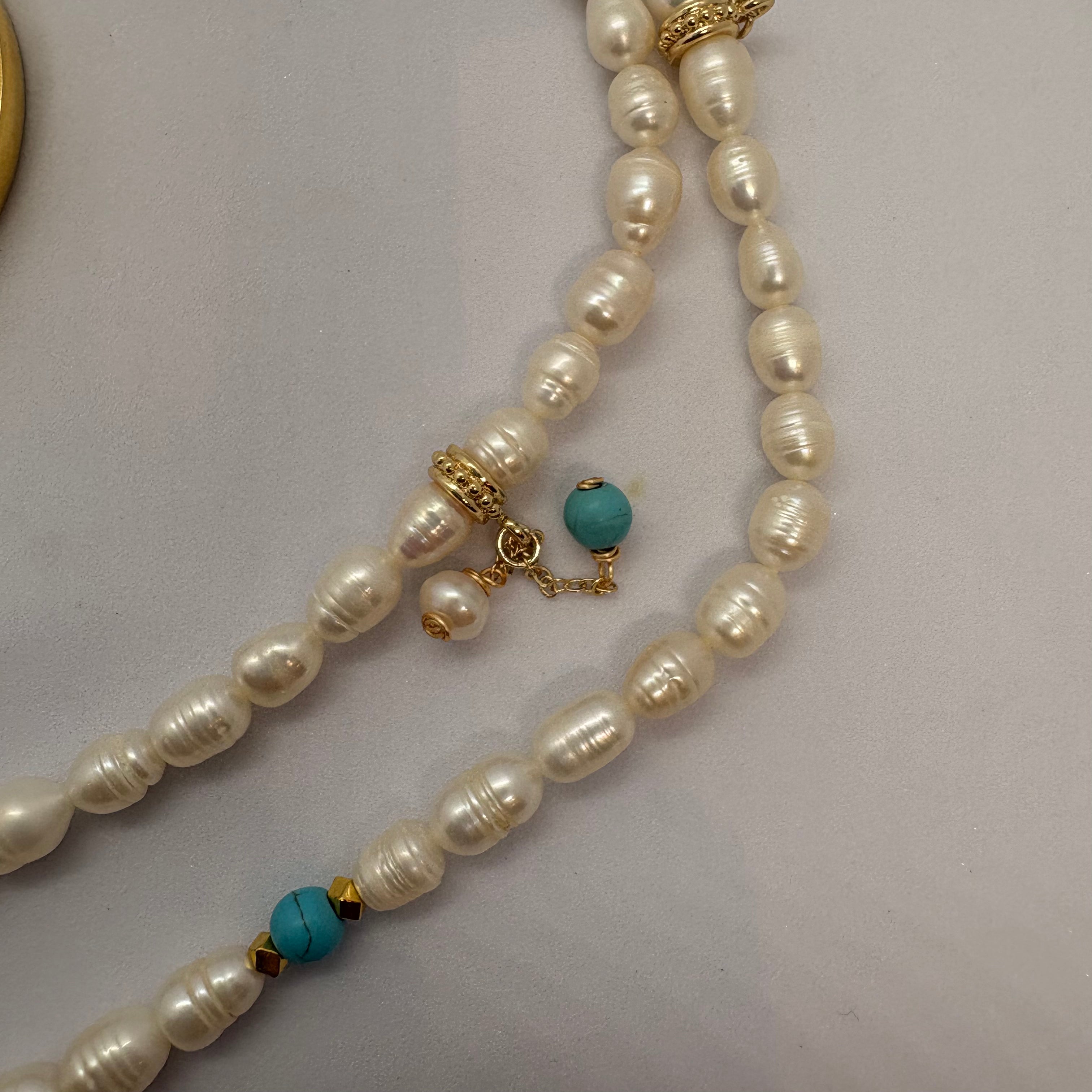 Natural Pearl Sabha Necklace - GAIA