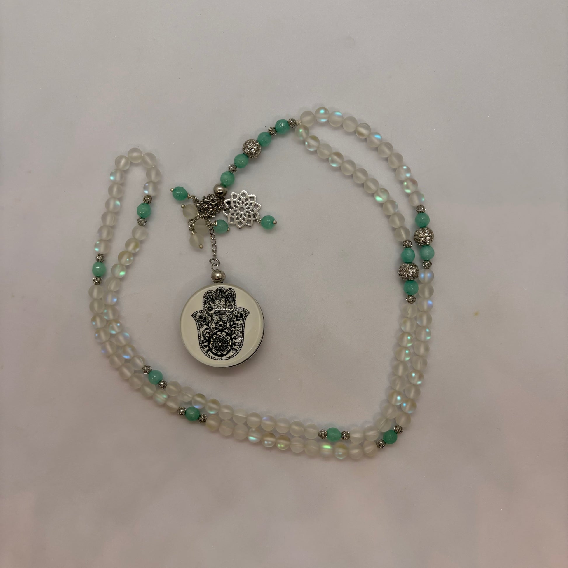 White Sebha Necklace - Necklaces - GAIA