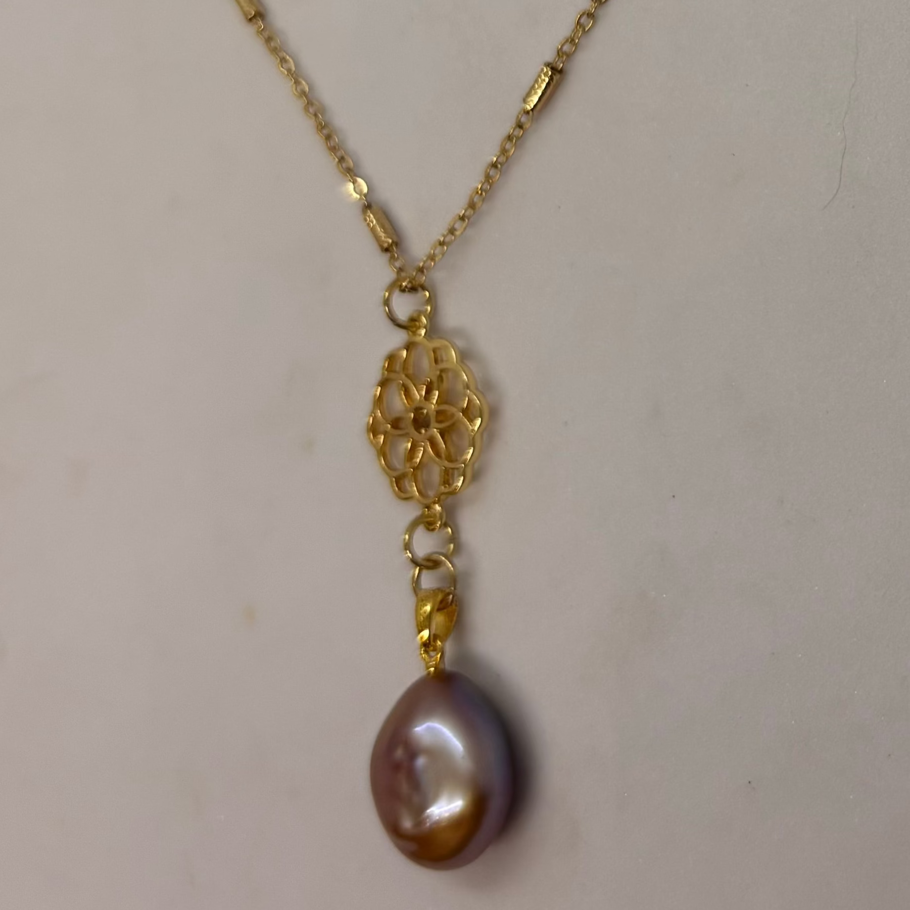 Natural Pearl Dorp Necklace - GAIA Global