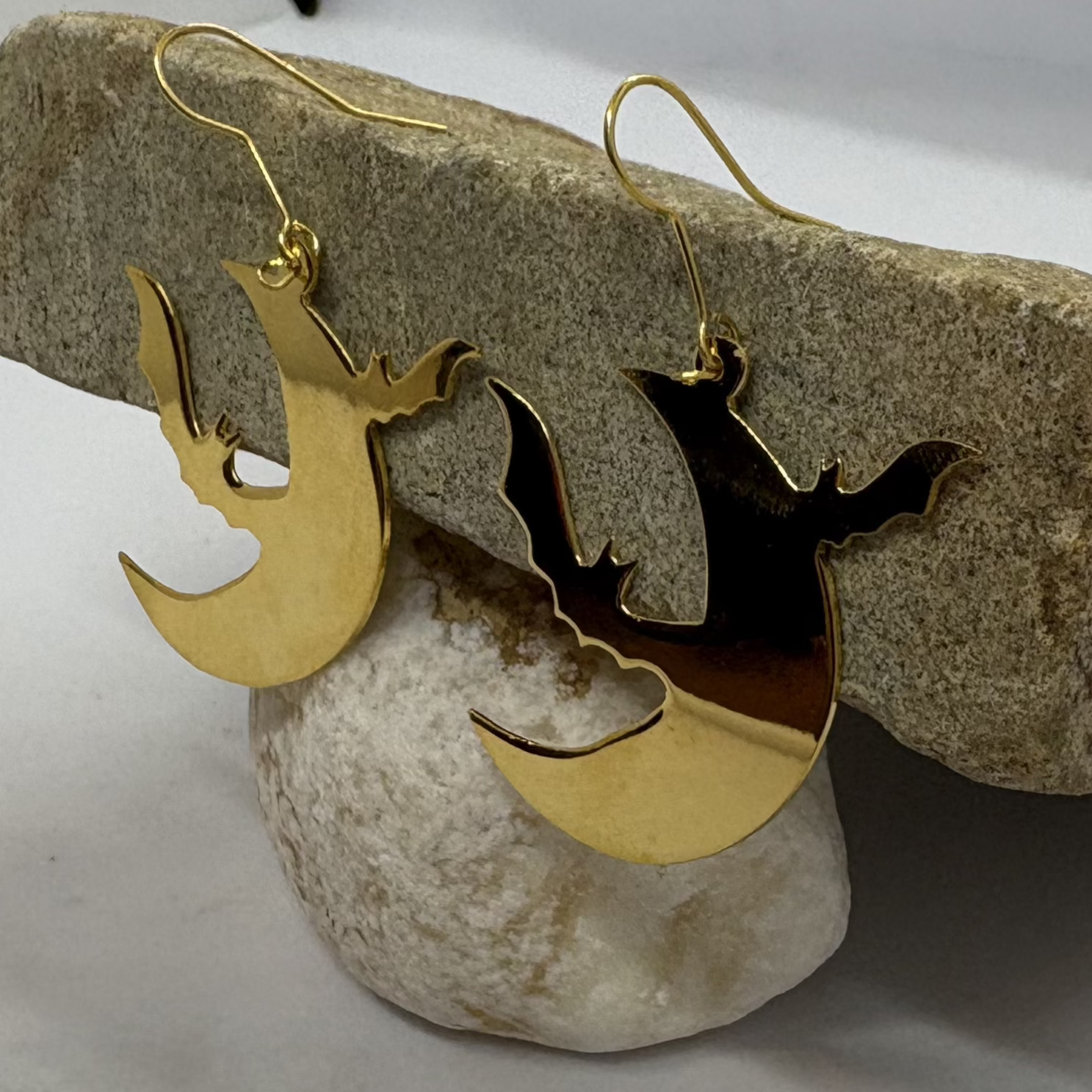 Spooky Moon Halloweeen Earings