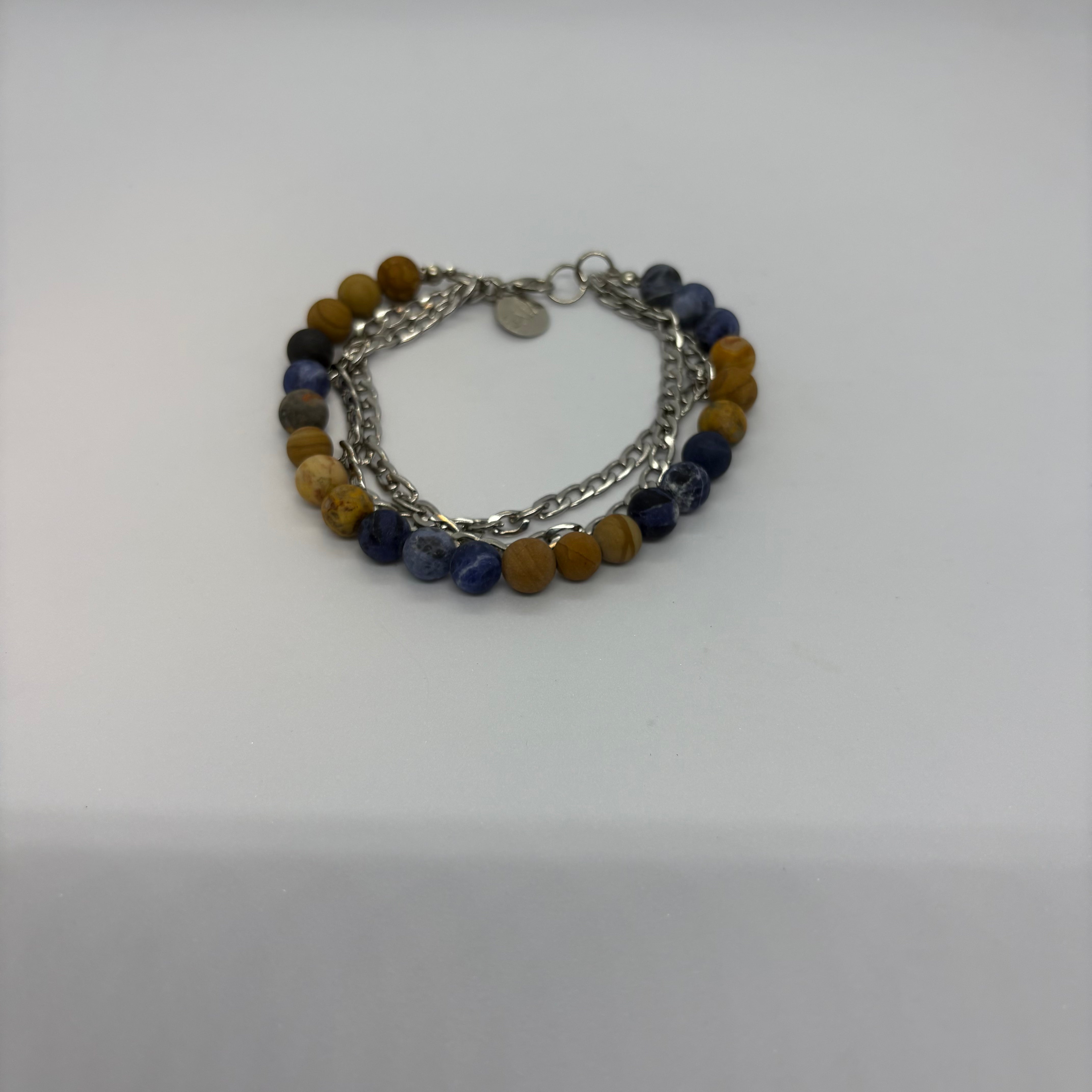 Natural Polished Agate bracelet