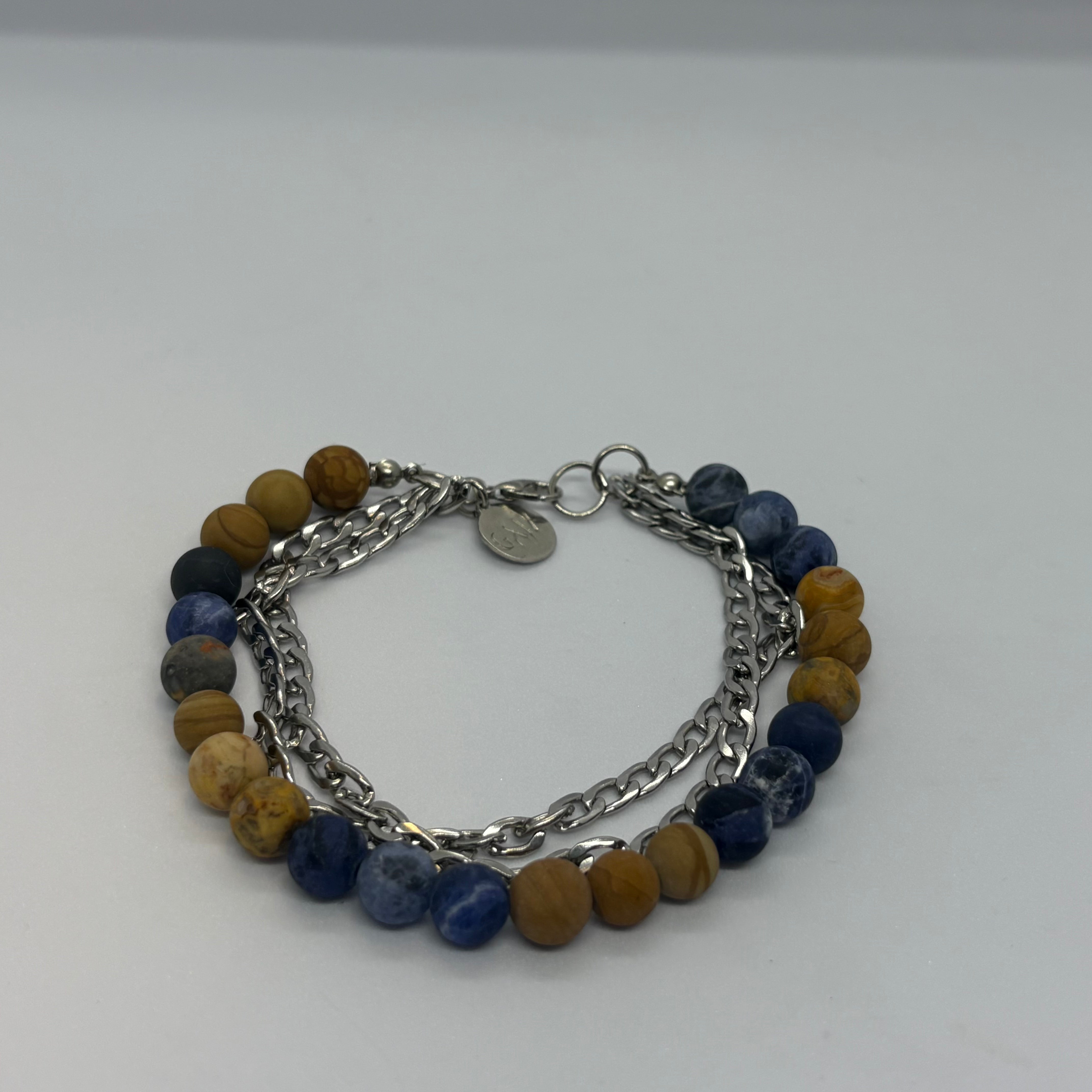 Natural Polished Agate bracelet