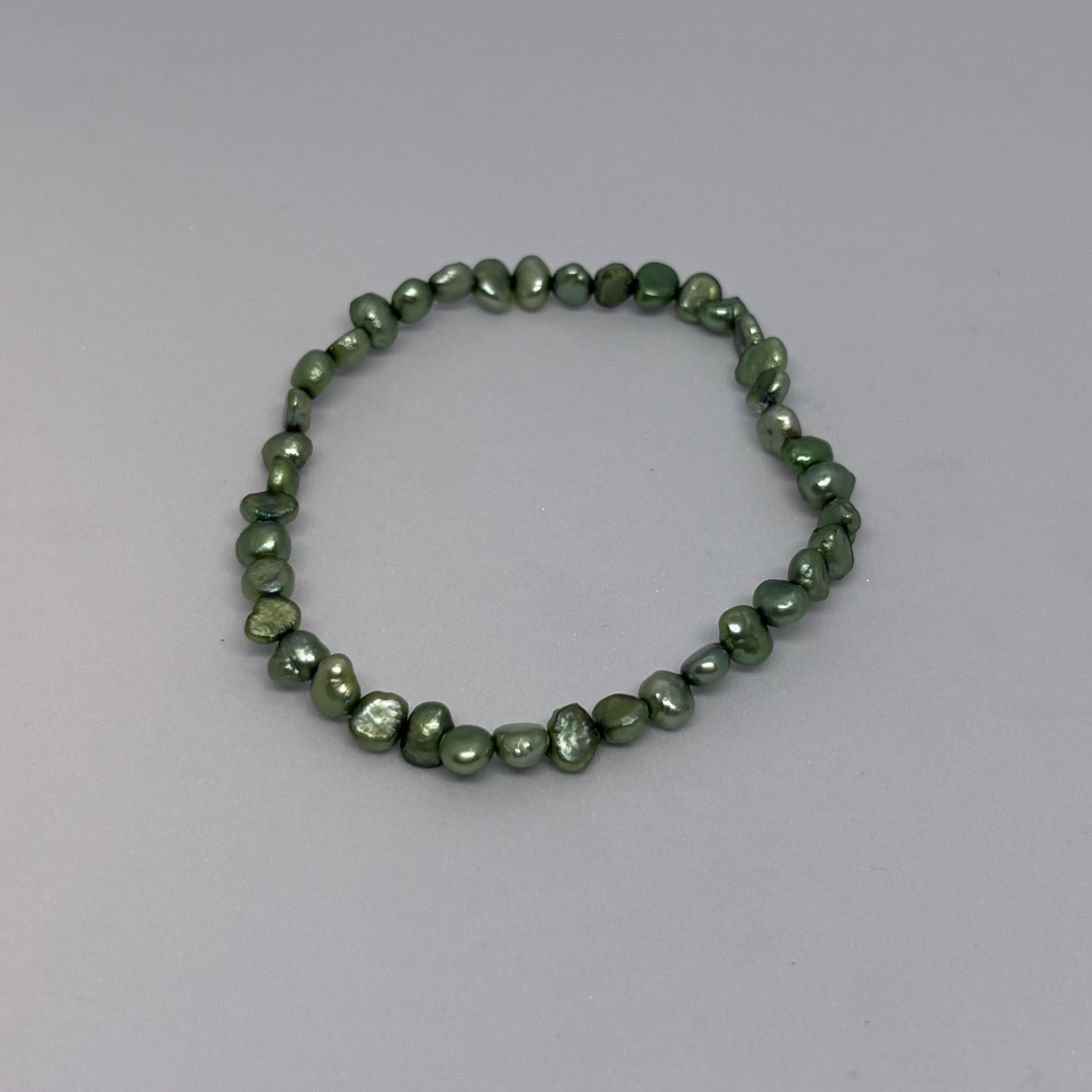 Green Pearl Bracelet