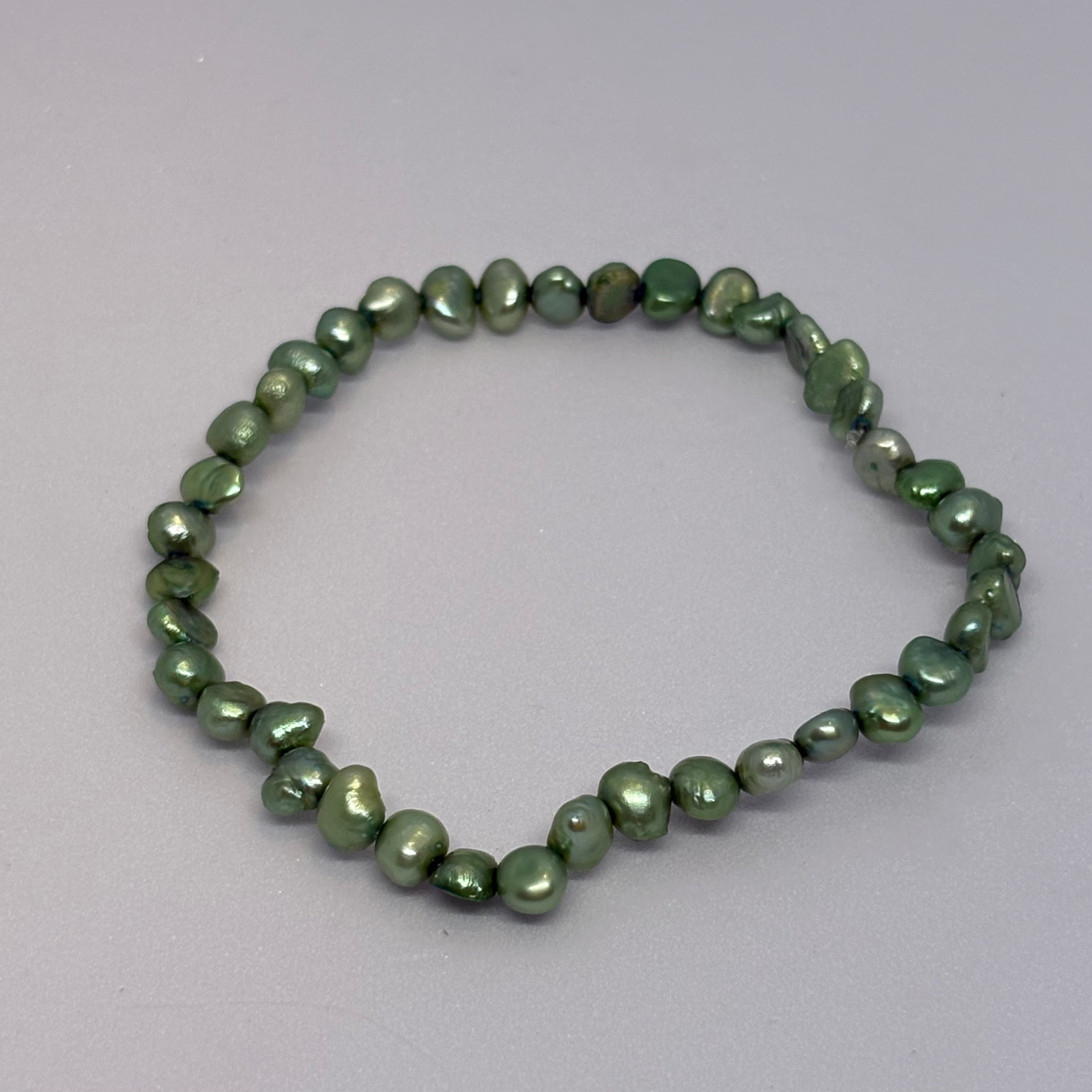 Green Pearl Bracelet