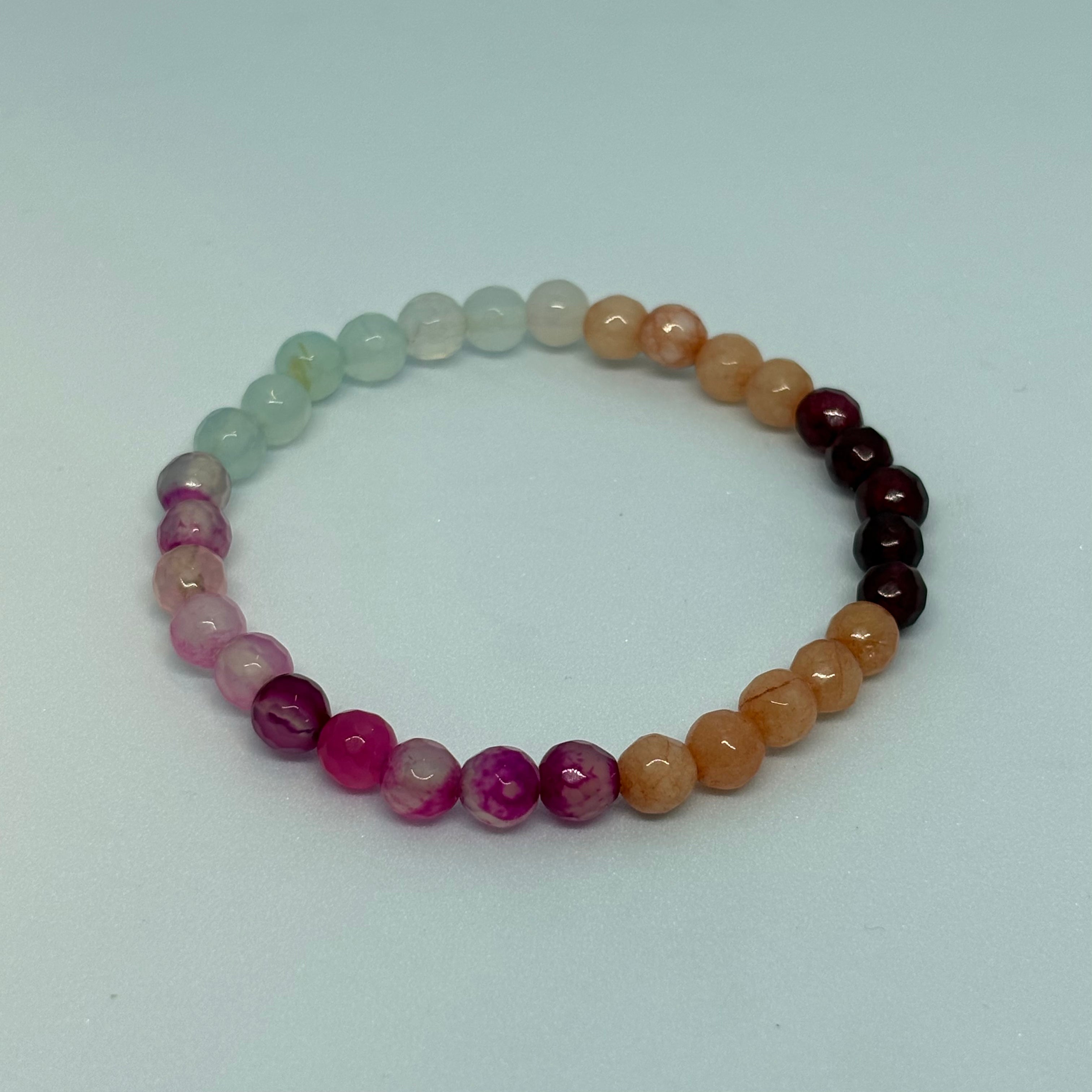 Colourful Agate Bracelet