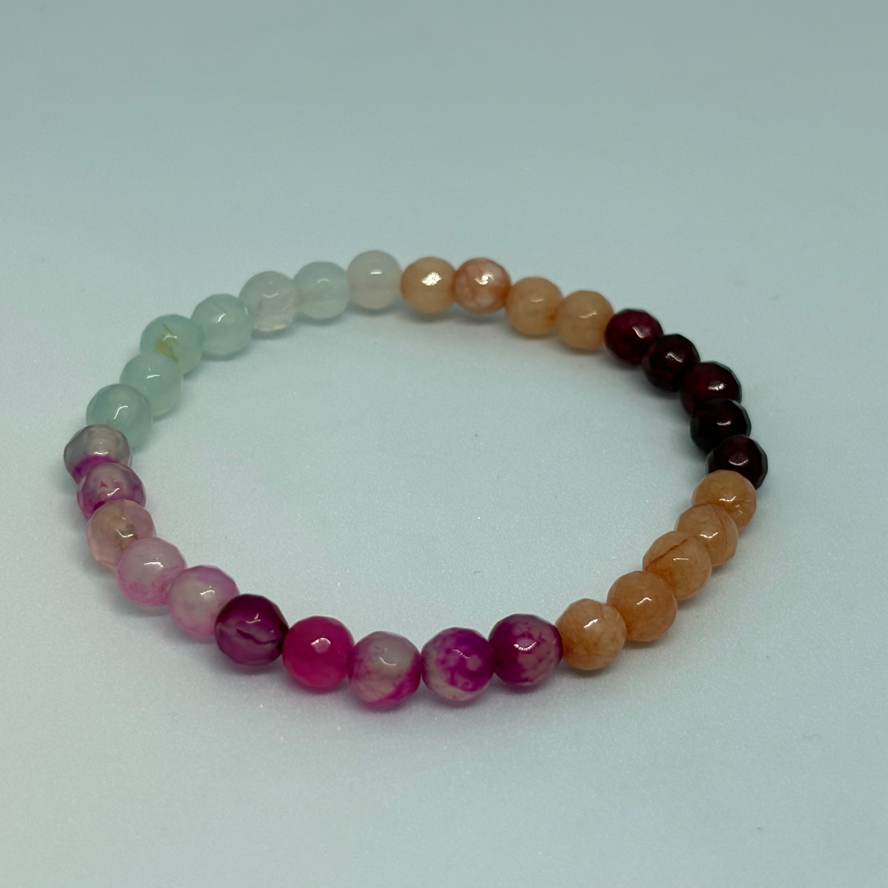 Colourful Agate Bracelet