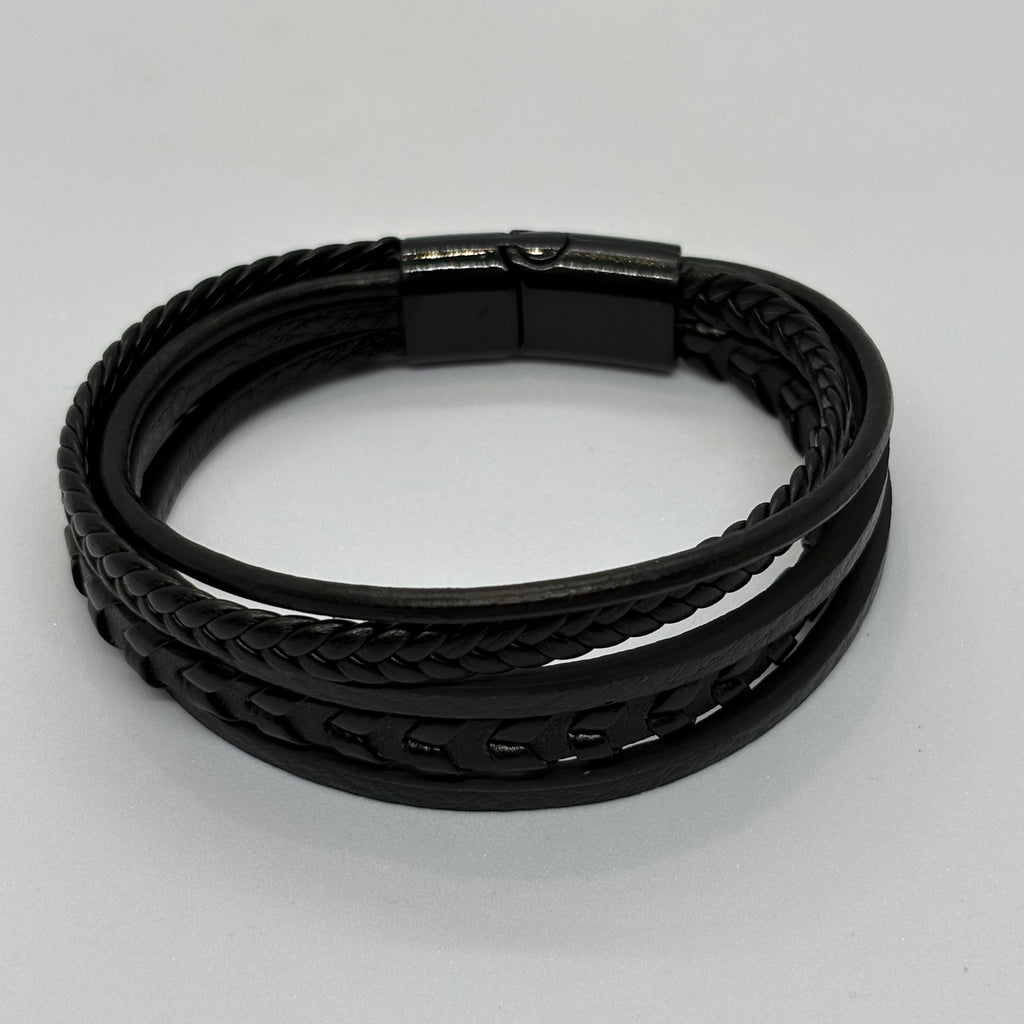 4 Layers Leather Bracelet - Stylish & Sustainable - Jewelry Designers