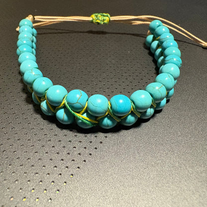 Turquoise Matte Necklace - Unique & Elegant Design - Jewelry Designers
