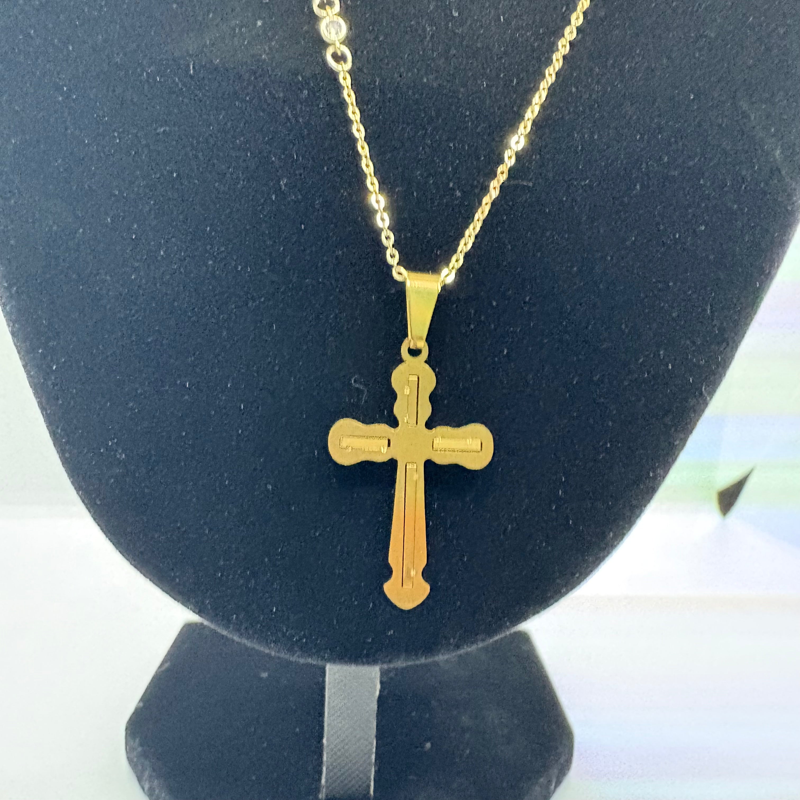 Golden Cross Necklace