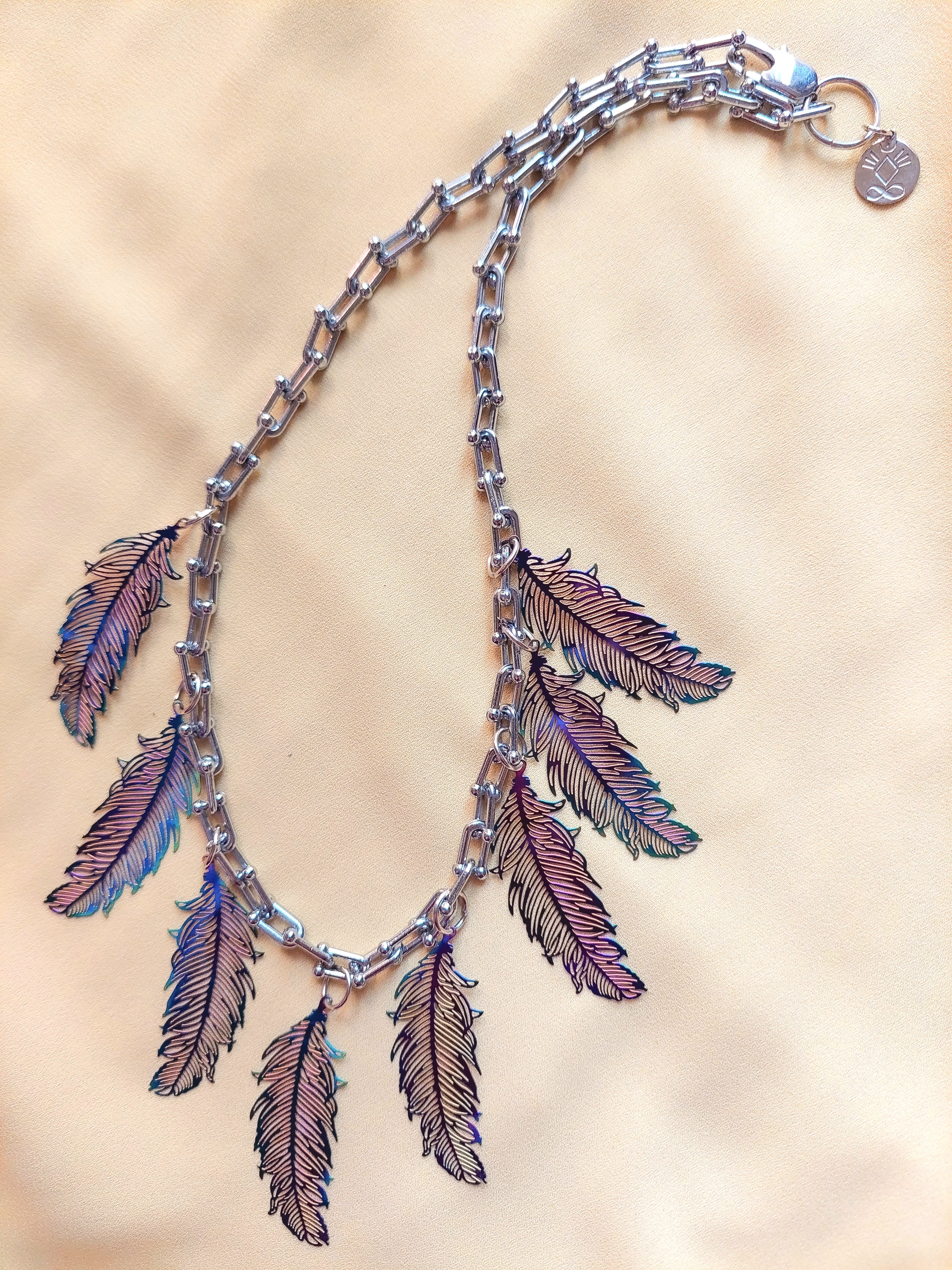 Elegant Feathers Necklace - Luxury Silver-Plated - GAIA