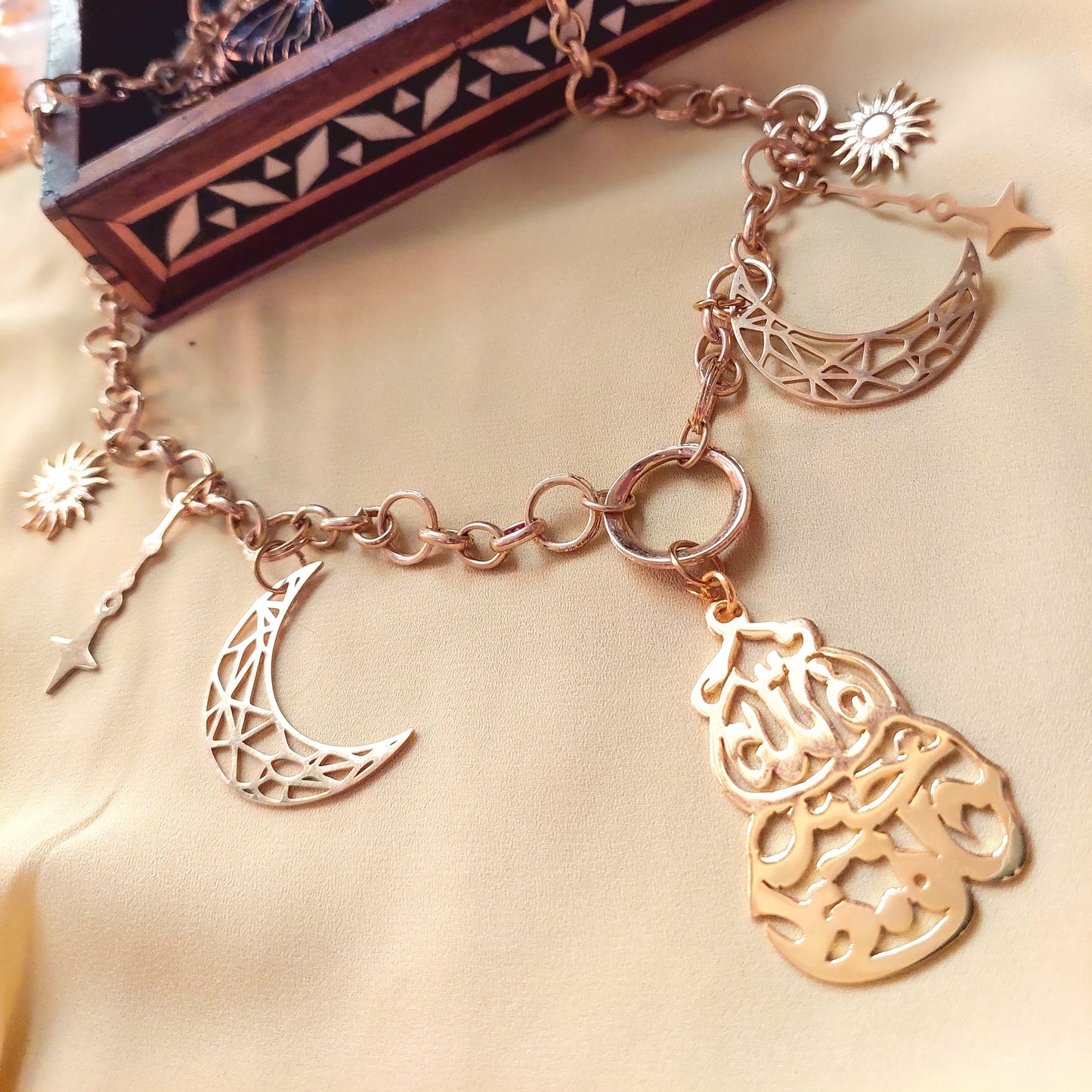 Elegant White Moonstone Necklace for Timeless Style - GAIA