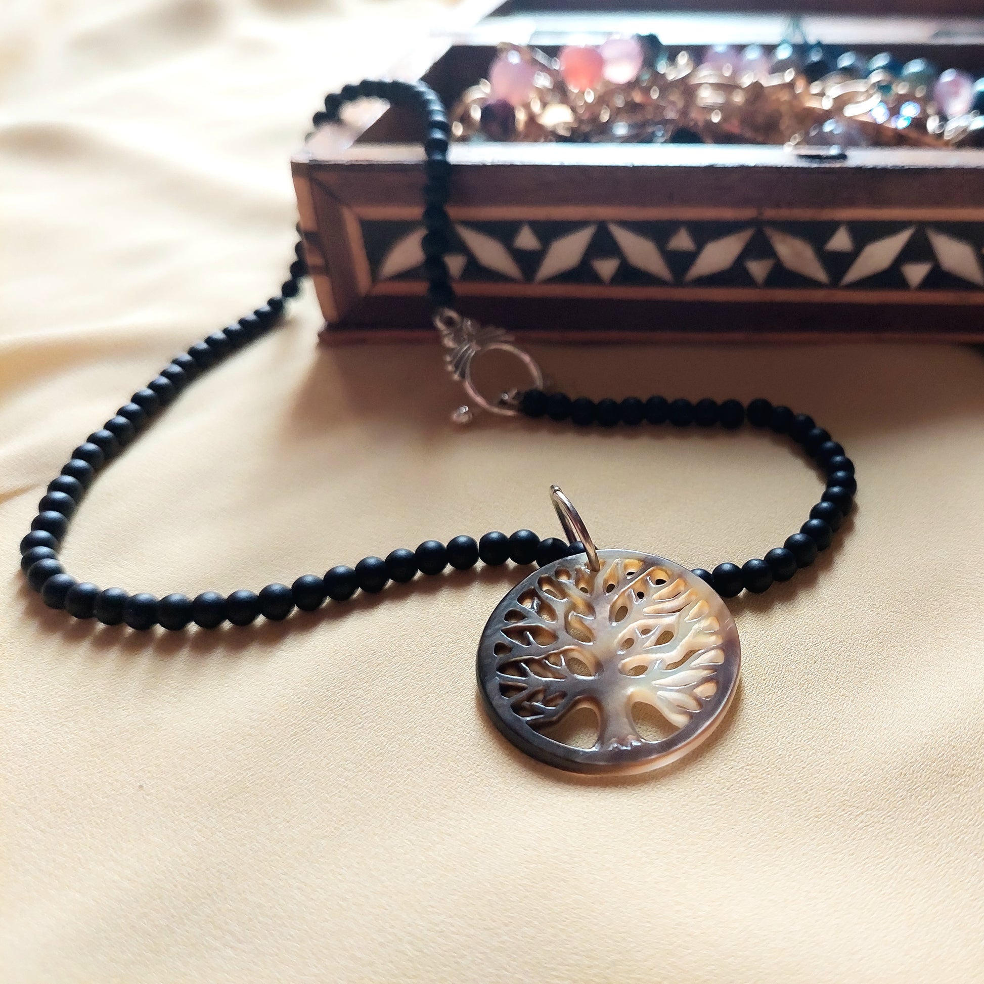 Elegant White Moonstone Necklace for Timeless Style - GAIA