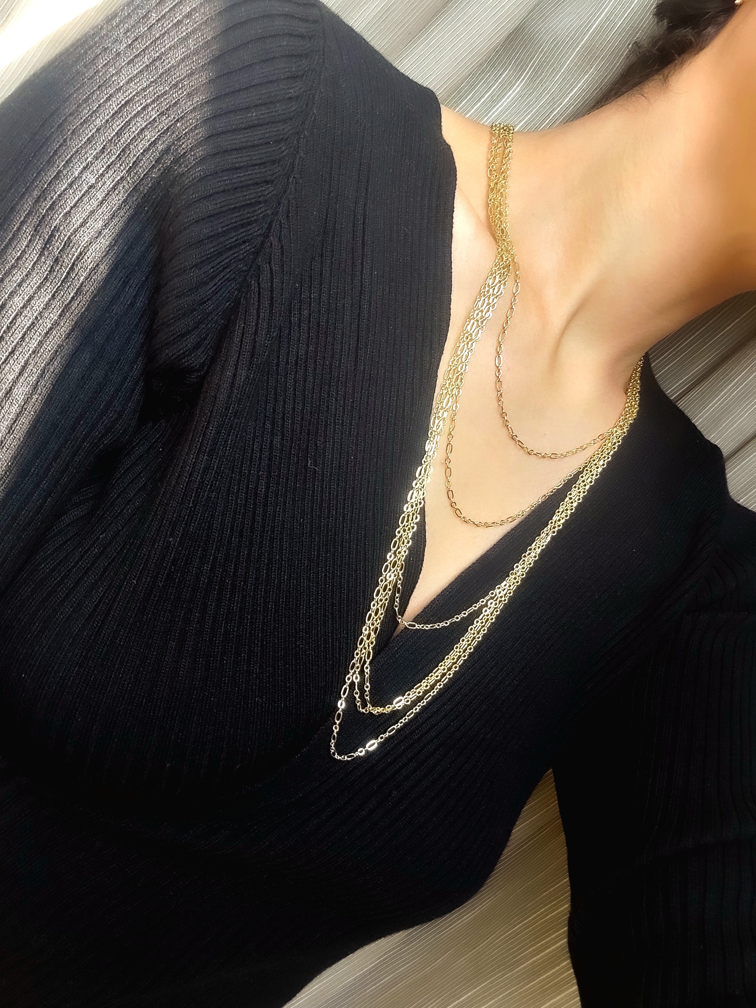 Chic Necklace - Elevate Your Style in 18K Gold - GAIA