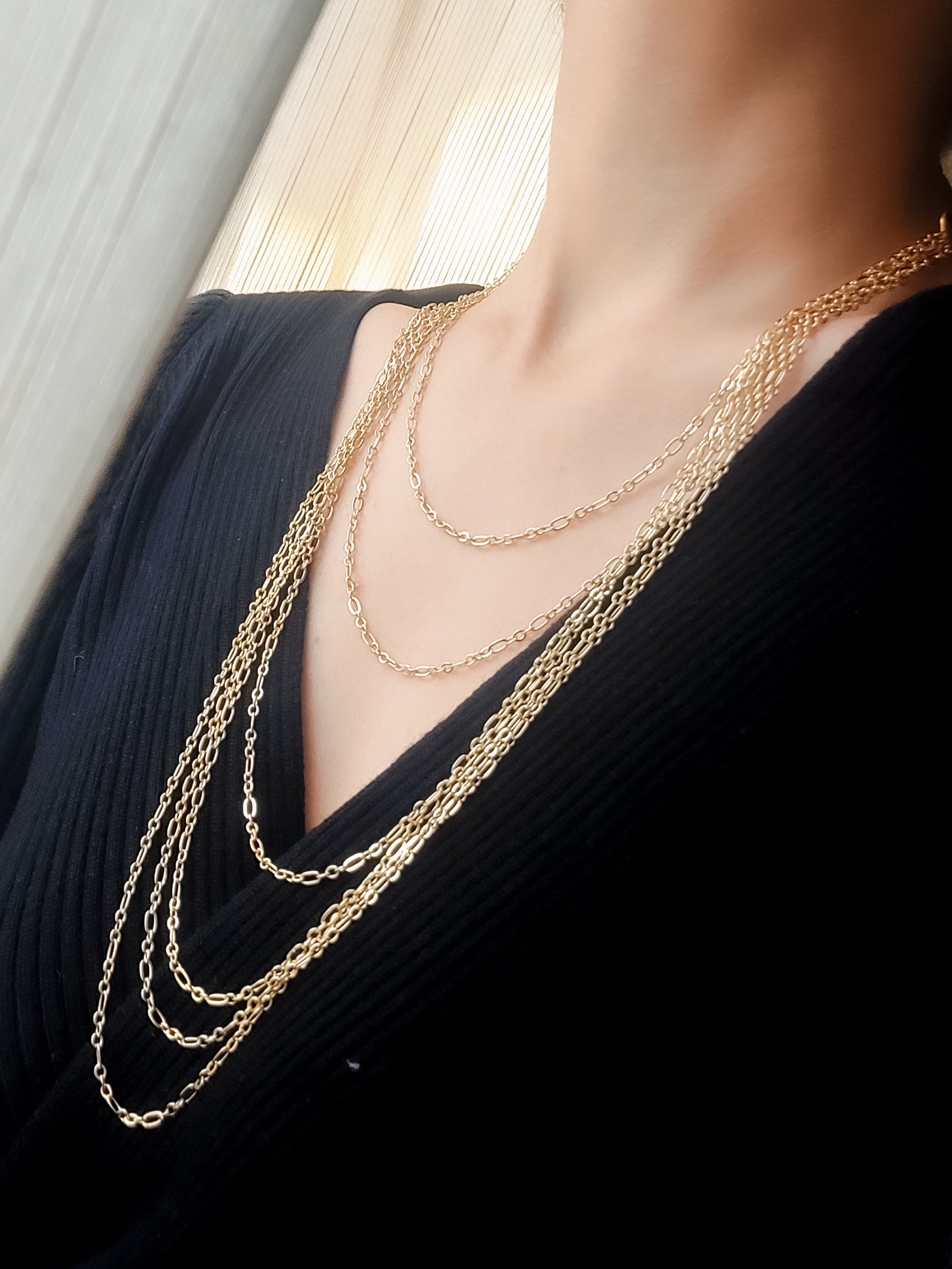 Chic Necklace - Elevate Your Style in 18K Gold - GAIA