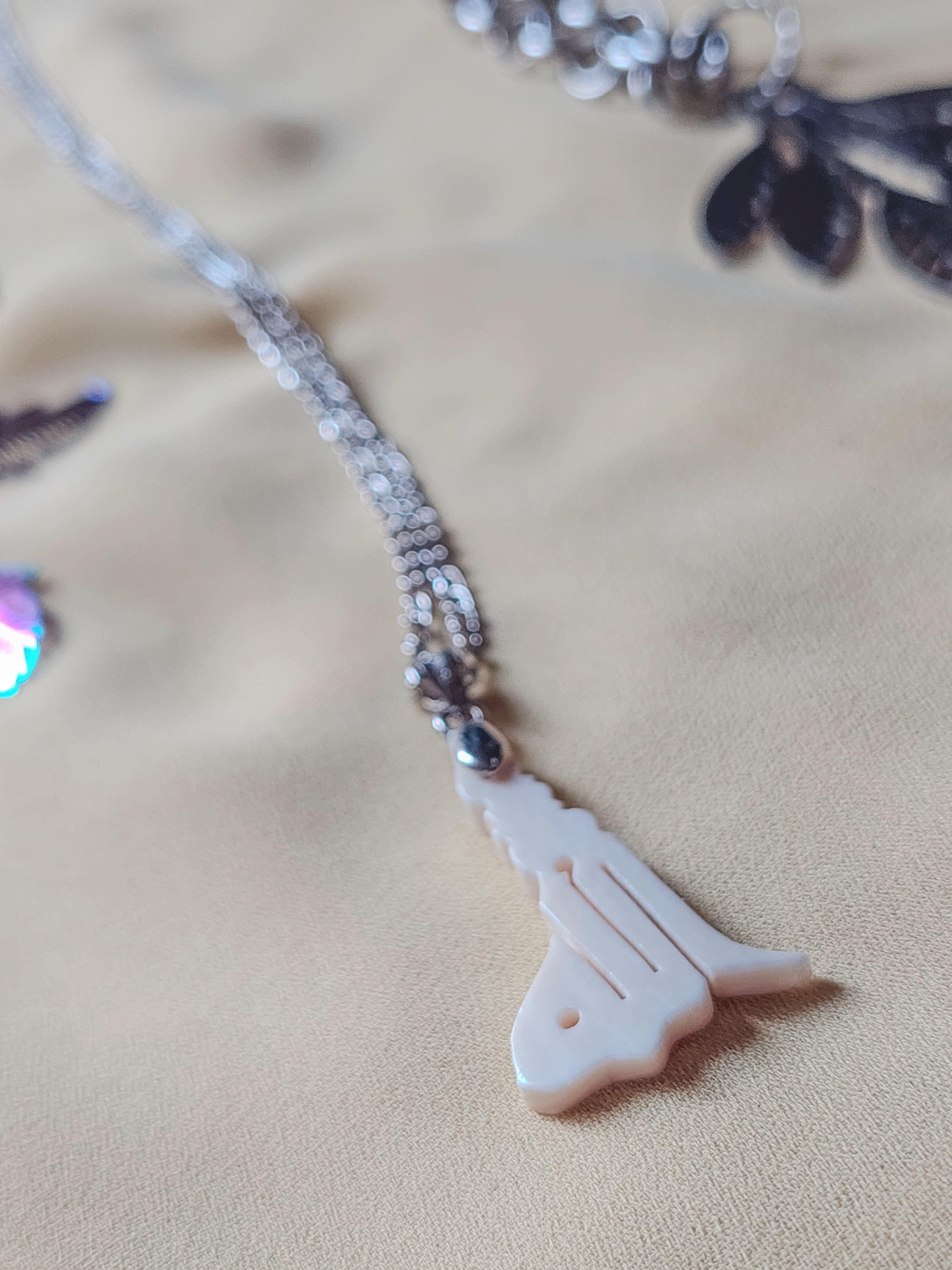 Elegant White Moonstone Necklace for Timeless Style - GAIA