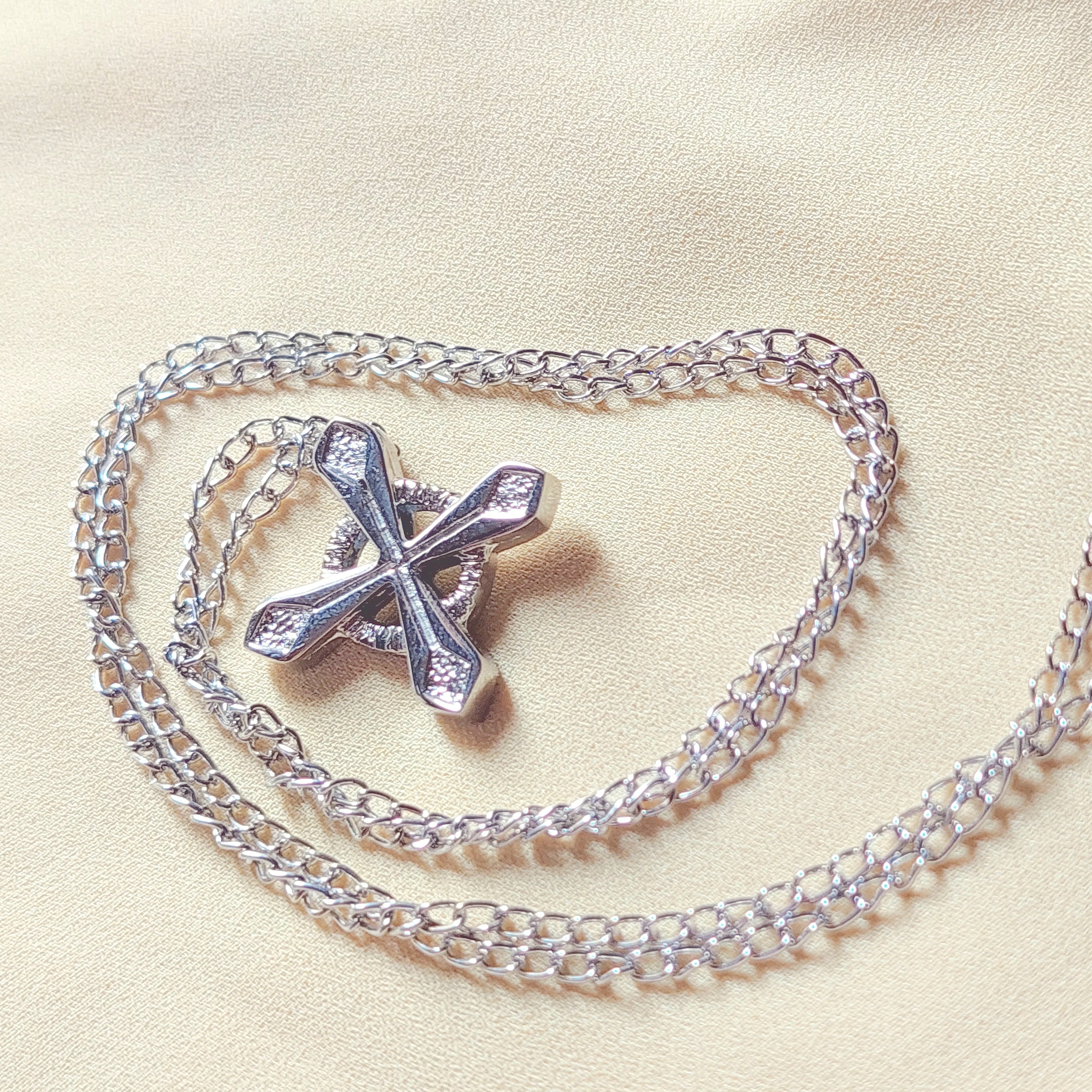 Equal-Armed Cross Necklace