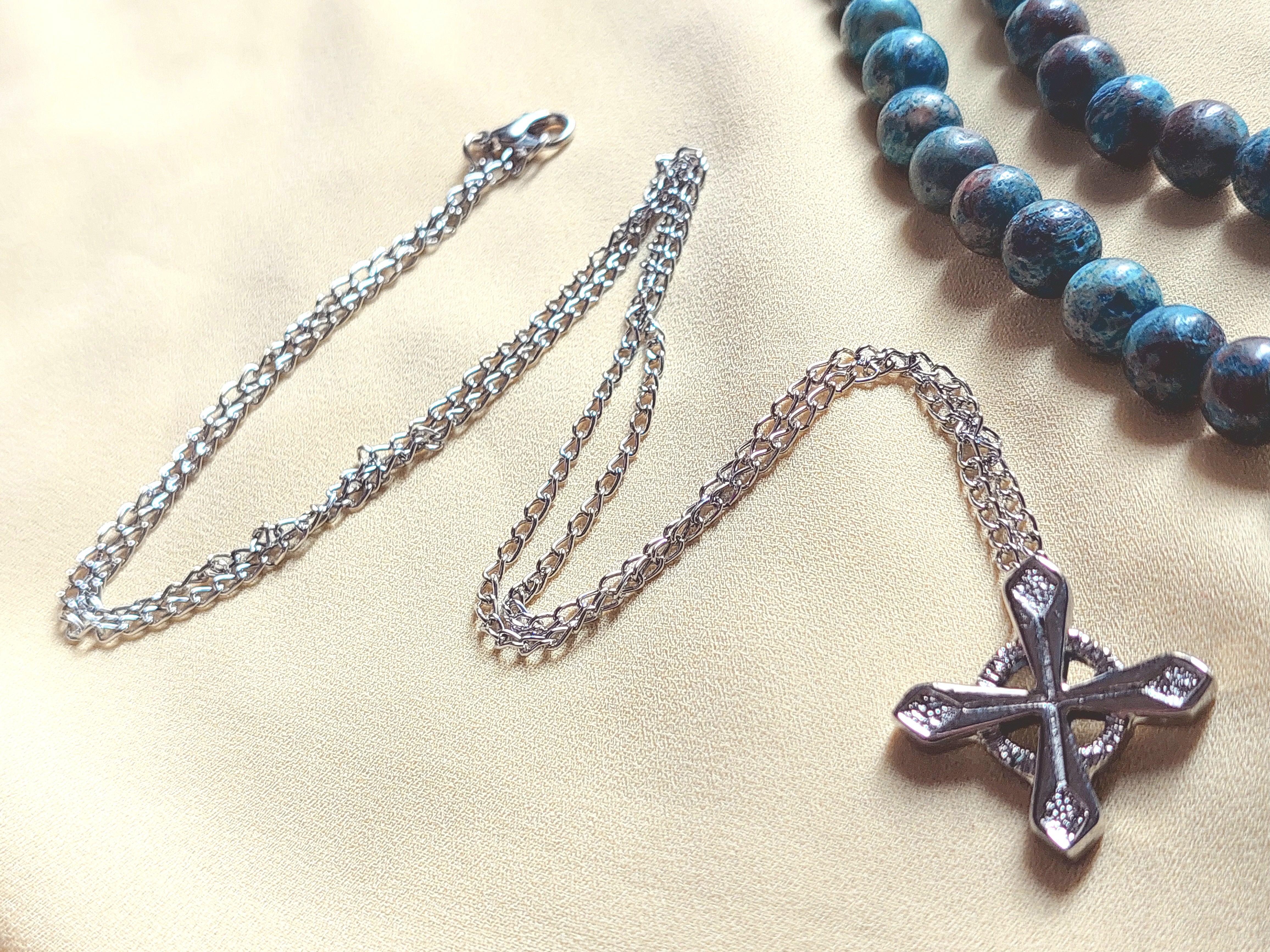 Equal-Armed Cross Necklace