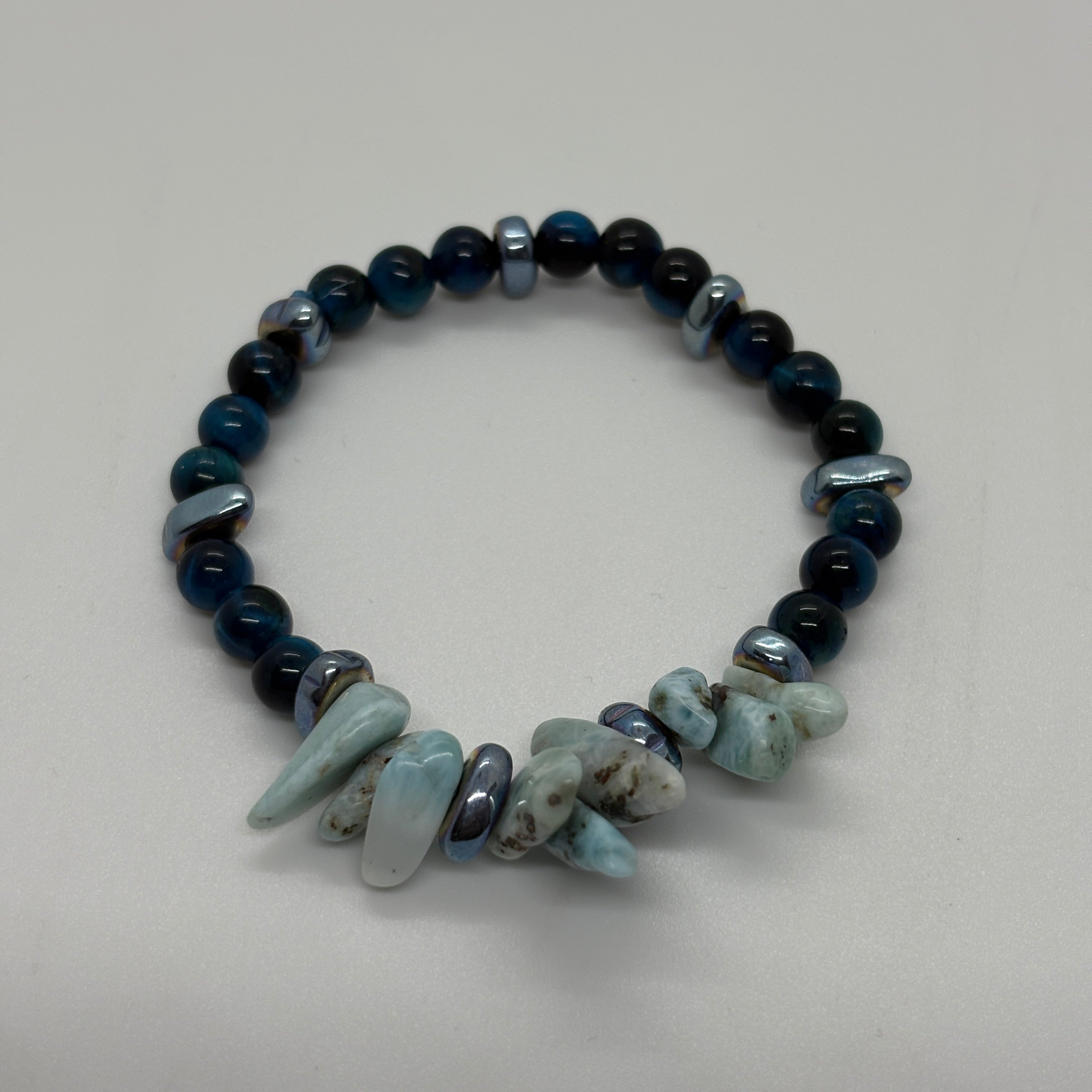 Blue Tiger Eye Bracelet