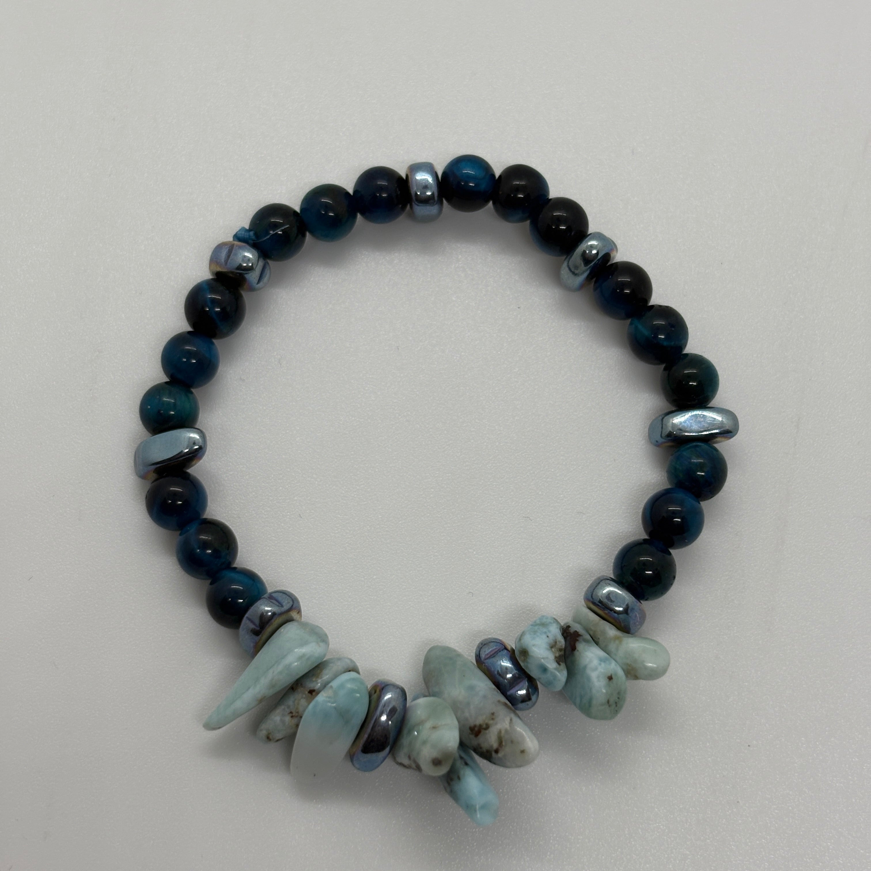 Blue Tiger Eye Bracelet