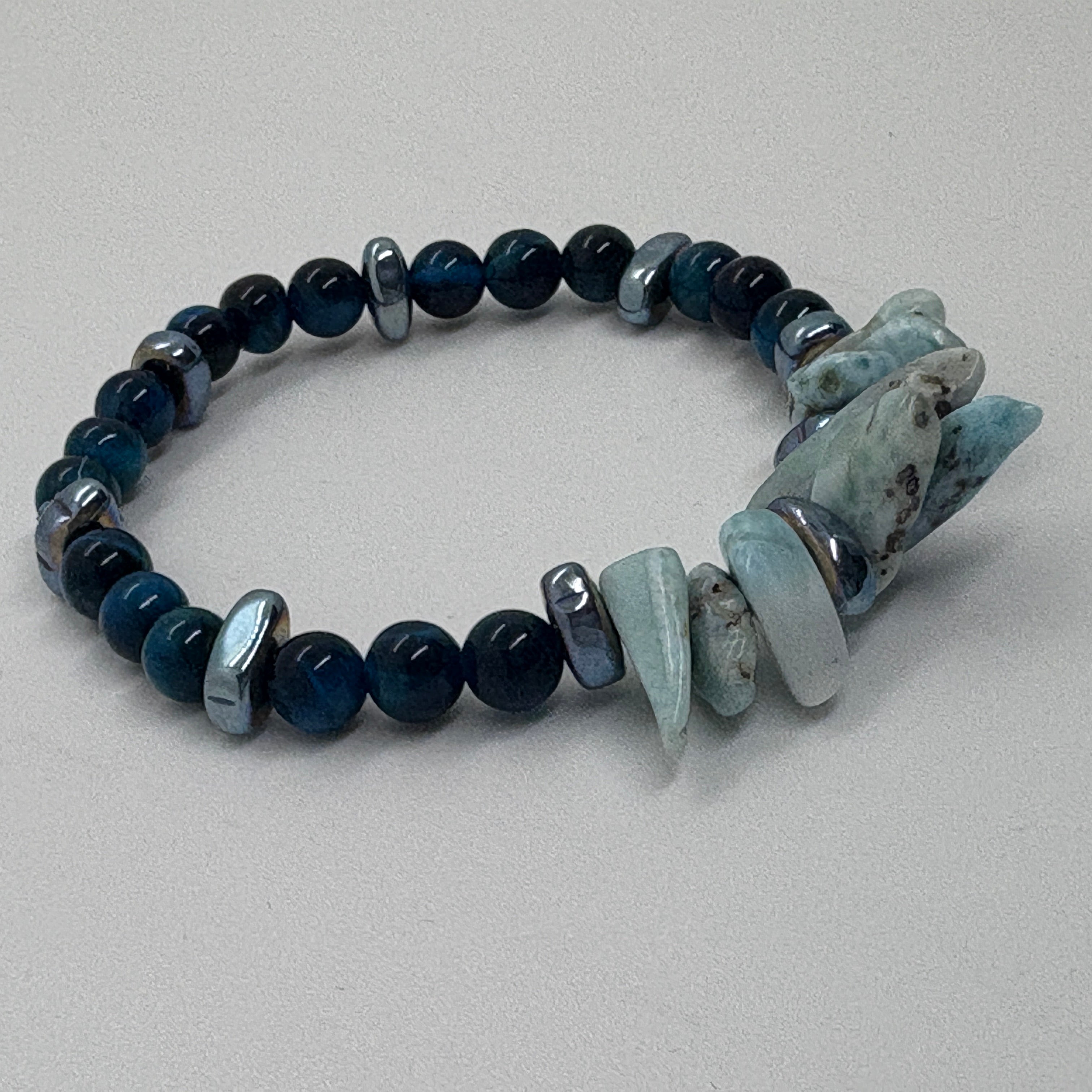 Blue Tiger Eye Bracelet